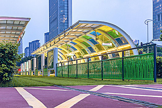 广东省广州市有轨电车车站