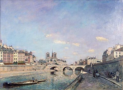 塞纳河,巴黎圣母院,艺术家