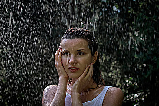 雨,眼泪