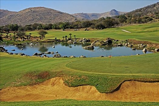高尔夫球场,太阳城,南非