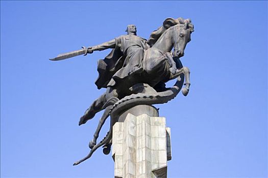 雕塑,比什凯克,吉尔吉斯斯坦