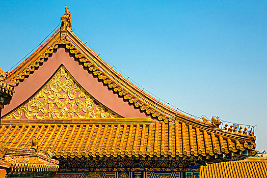 北京故宫房檐神兽
