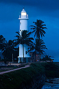 灯塔,加勒,堡垒,斯里兰卡