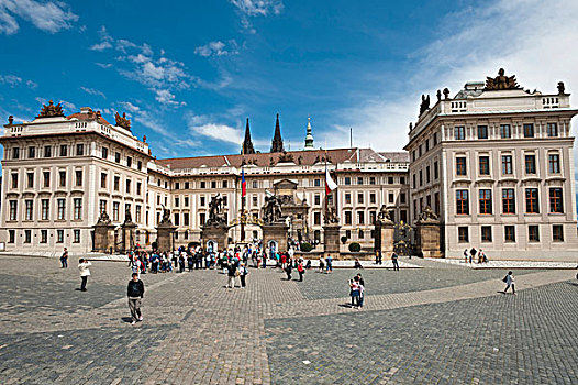 布拉格城堡,布拉格,波希米亚,捷克共和国,欧洲