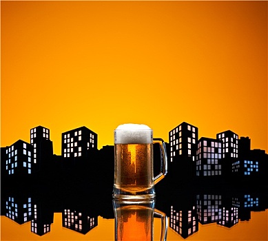 城市,窖藏啤酒,啤酒
