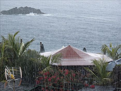重,降雨,帕尔玛,加纳利群岛,西班牙