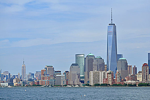 南,曼哈顿,自由,塔楼,帝国大厦,纽约,美国