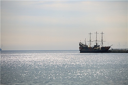 海盗船,水,波罗的海