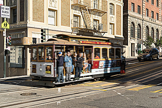 旧金山,加利福尼亚,有轨电车