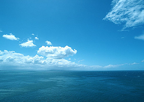 新西兰,蓝天,云,海景