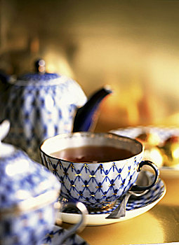 茶,彼得斯堡,瓷器