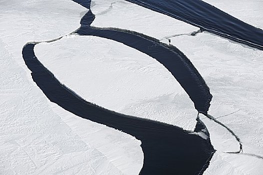 缝隙,浮冰,威德尔海,南极半岛,南极