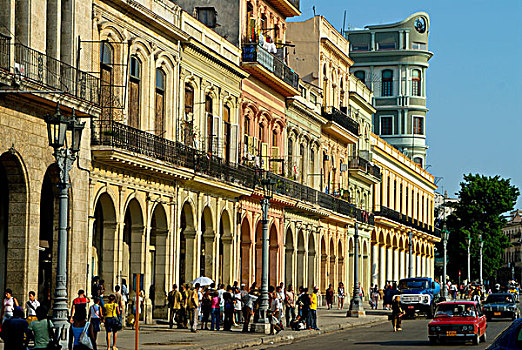 历史,建筑,哈瓦那,古巴,加勒比