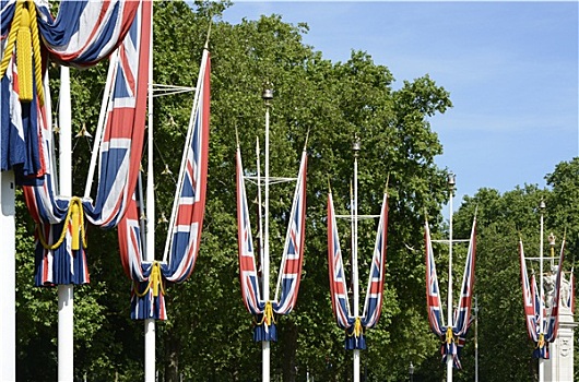 英国,联合,旗帜,商场,伦敦,英格兰