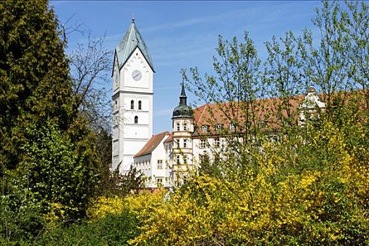 上巴伐利亚,德国,教堂