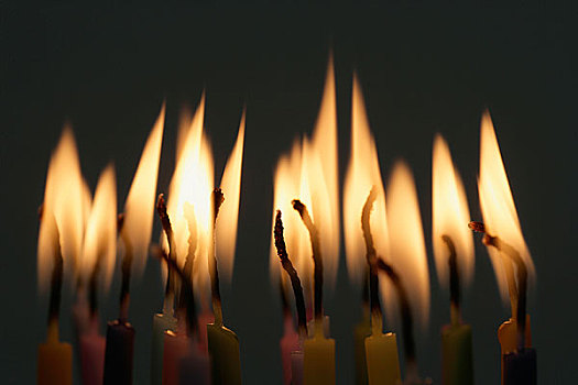 照亮,生日蜡烛,夜晚