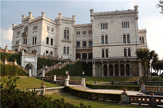 城堡,的里雅斯特,意大利