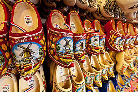 传统,荷兰,木质,鞋,木底鞋,阿姆斯特丹,欧洲
