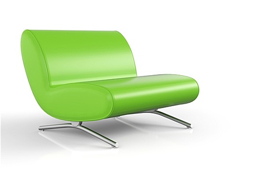 大,绿色,椅子