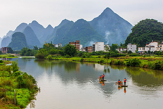 遇龙河风光