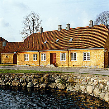 传统,斯堪的纳维亚,平房,建筑