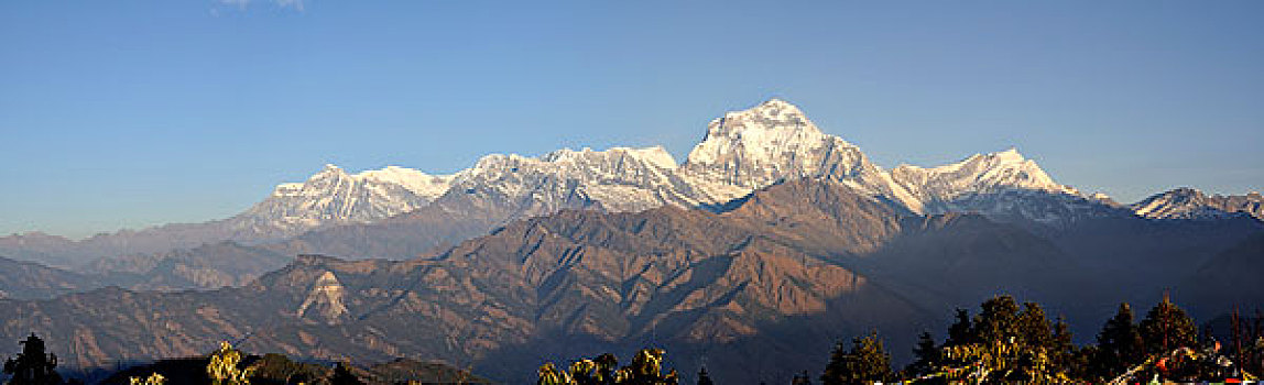尼泊尔,安纳普尔纳峰,山