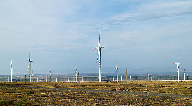 新疆,乌尔禾,新能源,风力发电,风机