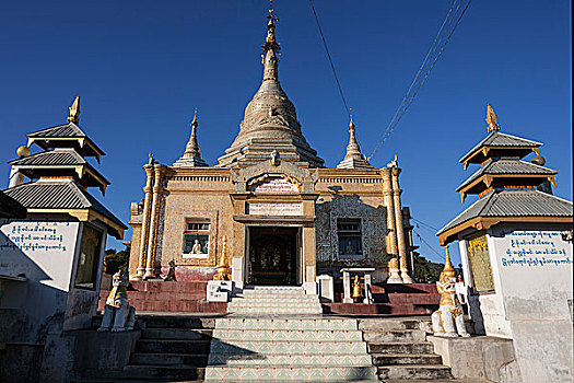 庙宇,卡劳,掸邦,缅甸,亚洲