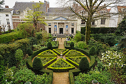 花园,博物馆,潜鸟,运河,阿姆斯特丹,荷兰