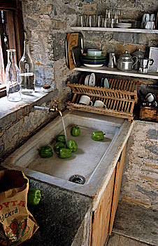 青椒,水槽,厨房