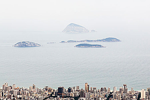 南美,巴西,里约热内卢,风景,现代,建筑,岛屿,湾