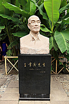 趵突泉公园,王雪涛纪念馆,王雪涛雕像