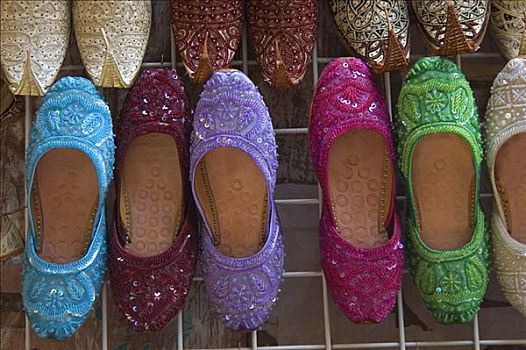 女人,鞋,市场,迪拜,阿联酋