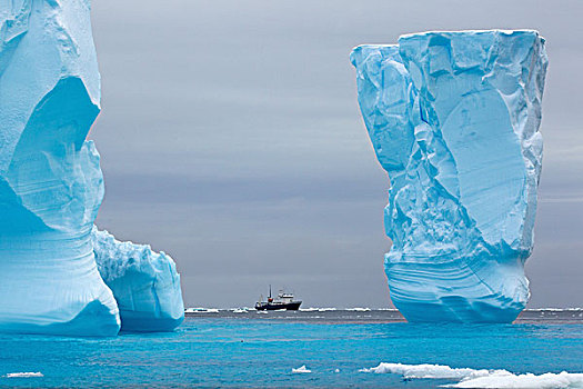 探险,研究,船,浮冰,南大洋,英里,北方,东方,南极