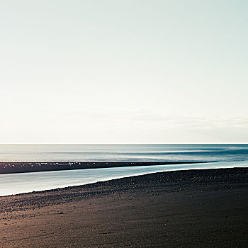 海滩,冰岛
