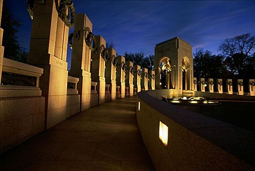 国家二战纪念碑,华盛顿,美国