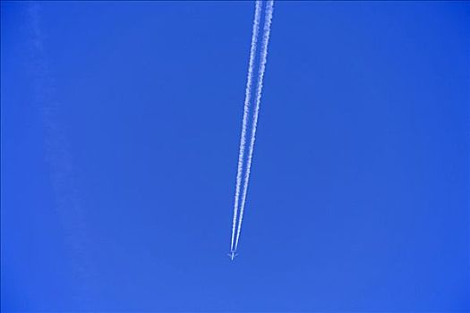 客机,攀登,飞行,创作,飞行云,蓝天