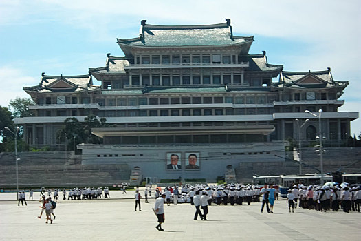 朝鲜平壤金日成广场