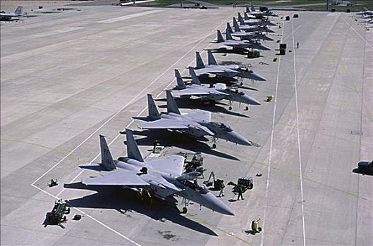 空军,f-15战斗机,喷气式战斗机