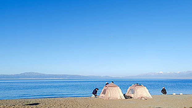 新疆赛里木湖蓝色的世界