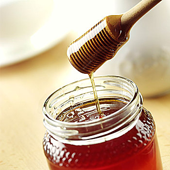 杓蜂蜜,在,瓶子蜂蜜