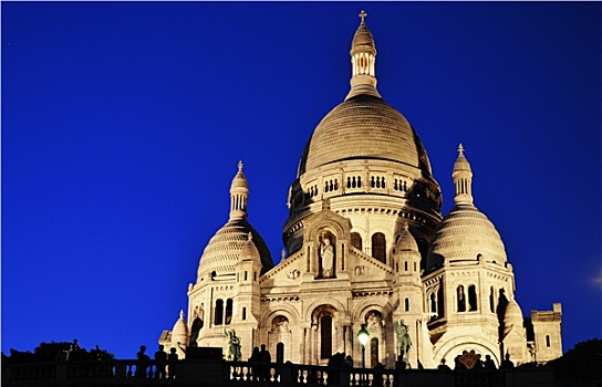 大教堂,神圣,心形,蒙马特尔,巴黎