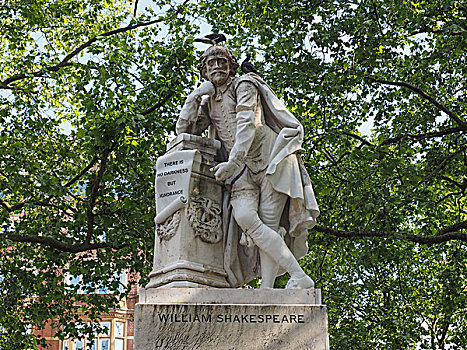 莎士比亚,雕塑,伦敦