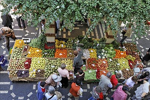 果蔬,售出,市集,丰沙尔,马德拉岛,葡萄牙