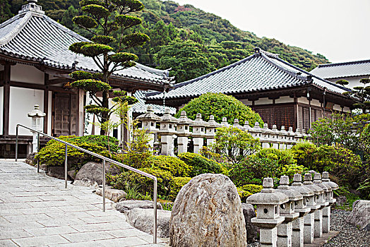 外景,日本,佛教寺庙