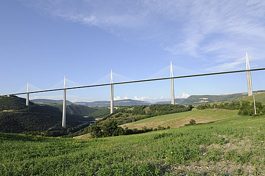 米约大桥,塞文山脉,阿韦龙省,比利牛斯,法国