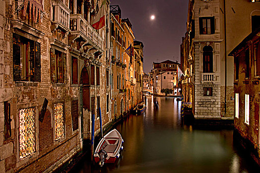 夜景,威尼斯,意大利
