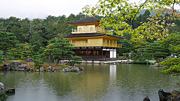 金阁寺,日本,京都,寺庙