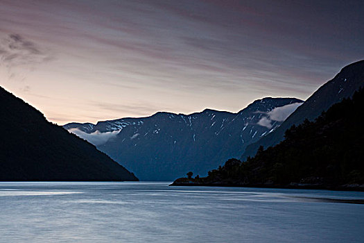 风景,开端,午夜,挪威,斯堪的纳维亚,欧洲