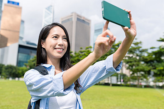 女人,旅行,香港